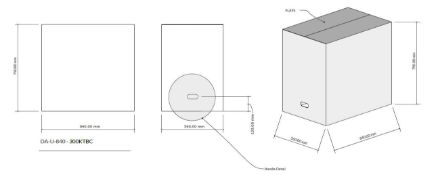 71 x 300Ktbc Double Wall New Unused Cardboard Boxes - Dimensions (Internal) In mm (L X W X H): 840 X