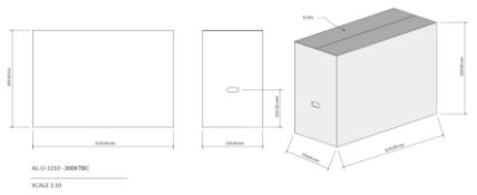 94 x 300Ktbc Double Wall New Unused Cardboard Boxes - Dimensions (Internal) In mm (L X W X H):