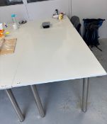 1 x Office / Canteen Table - 80X200cm - Ref: LB183 - CL1019 - Location: Waltham Abbey
