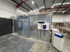 1 x Modular Spray Booth And Drying Room With Extraction Fans And Ductwork - Original Price £56,802.0