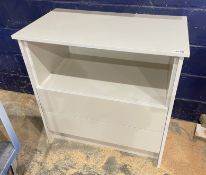 1 x Storage Sideboard 87X50cm And 2 Wall Mounted Cupboards 122X82X90(H) cm Including All