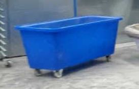 1 x Blue Transport Tub / Trolley - 130X70X86cm - Ref: LB194 - CL1019 - Location: Waltham Abbey