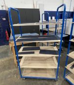 1 x Rack Trolley - 105(W) X 50(D) X 188(H) cm - Ref: LB109 - CL1019 - Location: Waltham Abbey
