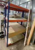 1 x Metal Shelving Bay - 143(W) X 62(D) X 199(H) cm - Ref: LB145 - CL1019 - Location: Waltham