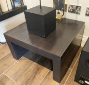 1 x JNL COLLECTION Luxury Sturdy Japanese Bamboo Side Table  - Original RRP £2,200