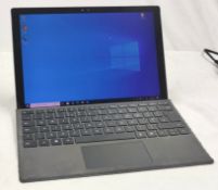 1 x Microsoft Surface Pro 4 Featuring a 12.3 Inch Screen, Intel Processor, Windows 10, 4GB Ram and