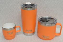 1 x Yeti Three Piece Camping Set Including Flask, Cup and Soup Cup - Unused Stock - Ref: TG236 -