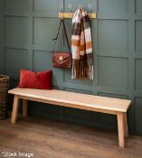 1 x Hambledon Solid Oak Bench - Original RRP £850.00 - Ref: GTC802 - CL1017 - Location: Altrincham