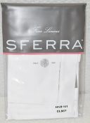 1 x SFERRA 'Savio 3462' Luxury Italian Boudoir Sham in White, 12