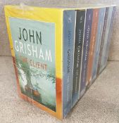 Boxed Set of 8 x JOHN GRISHAM Paperpack Novels, Still sealed  - Ref: LB370 - CL1020 - NO VAT ON