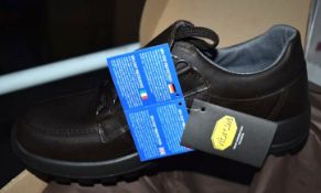 1 x Pair of Mens VIBRAM Walking Shoes - Outdoor Pro Spo-Tex Trekking Shoes - Made in Italy - Brand