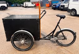 1 x Christiania Three Wheel Event Bike - Single Speed Bike Featuring a Secure Box with Gas Lift