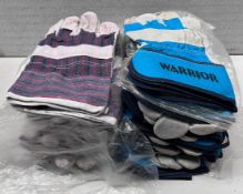 1 x Assortment Of Rigger/Work/Gardening Gloves - NO VAT ON THE HAMMER - Ref: MMG160/MMGPC7 - CL955 -