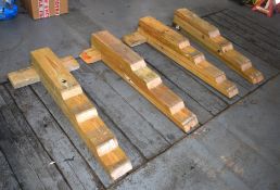 1 x Set of Four Home Made Timber Car Ramps - Ref: TG128* - CL1023 - Location: Altrincham WA14This