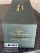 1 x Bottle of Dom Perignon 1995 in Sealed Gift Box, 75cl - Ref: LB492 - CL1020 - NO VAT ON THE