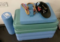 1 x Assortment of Home Gym Equipment including Bands, Balls and Mats - CL1028 - NO VAT ON THE HAMMER