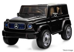 1 x Officially Licensed MERCEDES EQG 2-Seater Children's 12V Ride-On Car - Original Price £329.00