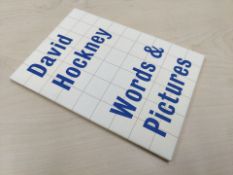 1 x David Hockney 'Words & Pictures' British Council Touring Program With 11 Collectible Prints -