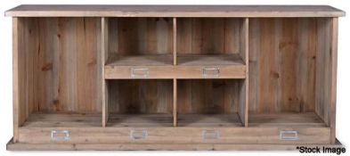 1 x Chedworth Welly Locker - Natural - Boxed - RRP £340.00 - Ref: GTC239/GTC2P9 - CL1017 - Location: