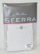 1 x SFERRA 'Celeste 3990' Luxury Italian Boudoir Sham in Light Grey, 12