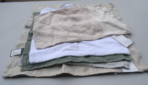 5 x Assorted Linen Cushion Covers - Ref: GTC277/GTC2P10 - CL1017 - Location: Altrincham