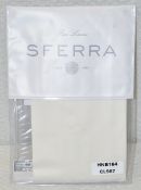 1 x SFERRA 'Giotto 734' Luxury Italian Boudoir Sham in Ivory (Pale Cream), 12