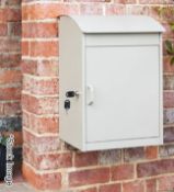 1 x Stowe Steel Parcel Box, Powder Coated In Clay Grey - Original RRP £140.00 - Ref: GTC826 - CL1017