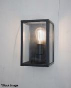 1 x GARDEN TRADING Belgrave Outdoor Lantern - Colour: Carbon Steel - Ref: GTC204/GTCC1 - CL1017 -