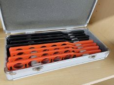 1 x Optical Ophthalmic Retinoscopy Rack Set Consisting of 8 Bars / 40 Trial Lenses