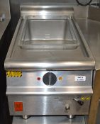 1 x Falcon E3407 Countertop Baine Marie - 230v - RRP £1,119 - Dimensions: H40 x W40 x D77 cms