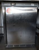 1 x Undercounter Freezer Featuring a Stainless Steel Finish - Model HF200 S/S - Dimensions: H85 x W6