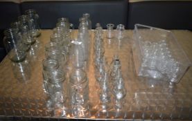 1 x Assorted Collection of Glass Jars and Bottles
