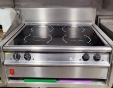 1 x Falcon Dominator Four 5kW Ring Induction Hob - Model: E3904I - 3 Phase - RRP £8,627