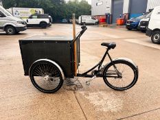 1 x Christiania Three Wheel Event Bike - Single Speed Bike Featuring a Secure Box with Gas Lift