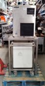 1 x Hoshizaki Modular Ice Flaker With Transport Ice Bin - 480kg/24hr - 240v