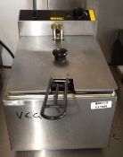 1 x Buffalo Countertop Fryer - Model: L484-02 - 230v - Dimensions: H30 x W77 x D40 cms