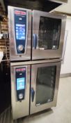 1 x 2015 Double Rational 6 Grid and 10 Grid Electric Three Phase Oven - Model: SCCWE101 / SCCWE61