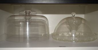 1 x Assorted Collection of Cake Display Covers and Serving Dishes