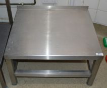 1 x Stainless Steel Appliance Stand - Suitable for Ovens, Ice Machines, Dishwashers etc