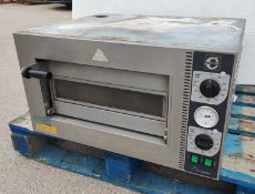 1 x Cuppone TZ420/1M Single Deck Stackable Pizza Oven - RRP £2,015 - Dimensions: H38.5 x W70 x D56cm