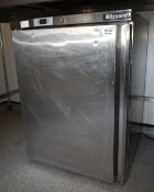 1 x Blizzard Undercounter Fridge Featuring a Stainless Steel Finish - Model BZ-UCR140 - Dimensions: