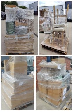 26th June: Pallet Job Lots From a Premium Garden Furniture Retailer - Assorted Pallets Featuring Planters, Bistro Sets, Chairs, Furniture & More