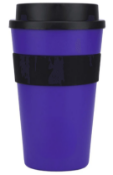 360 x Milano 450ml Travel Coffee Mugs With Lids - Colour: Purple - New Boxed Stock - Ref: 701479.7 -