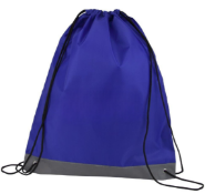 800 x Drawstring Bags Featuring a Reflective Safety Stripe - Colour: Blue - New Boxed Stock