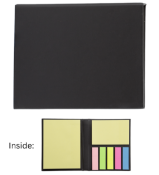 200 x Desk Buddy Hardback Stick Note Folers with a Selection of Sticky Not Sizes and Colours - Folde