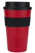 360 x Milano 450ml Travel Coffee Mugs With Lids - Colour: Red - New Boxed Stock - Ref: 701479.3