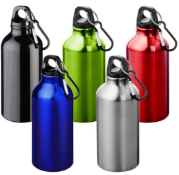 1,000 x Aluminium 500ml Lightweight Sports Drinking Bottles - Colour: Silver - New Boxed Stock - Ref