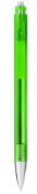 1,300 x Frosty Coloured Ballpens - Colour: Silver / Lime Green - New Boxed Stock - Ref: 102025.19.25