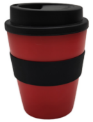 36 x Milano Mini 350ml Travel Coffee Mugs With Lids - Colour: Red - New Boxed Stock - Ref: 701480.3