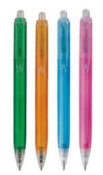 1,000 x Popsicle Ballpens Featuring Black Ink - Colour: Translucent Orange - New Boxed Stock